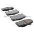 1000-0502M by MPA ELECTRICAL - Quality-Built Disc Brake Pad Set - Semi-Metallic