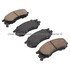 1000-0507C by MPA ELECTRICAL - Quality-Built Disc Brake Pad Set - Ceramic