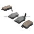 1000-0537C by MPA ELECTRICAL - Quality-Built Disc Brake Pad Set - Ceramic