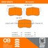 1000-0537C by MPA ELECTRICAL - Quality-Built Disc Brake Pad Set - Ceramic