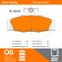 1000-0545M by MPA ELECTRICAL - Quality-Built Disc Brake Pad Set - Semi-Metallic