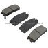 1000-0580M by MPA ELECTRICAL - Quality-Built Disc Brake Pad Set - Semi-Metallic