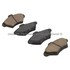 1000-0600C by MPA ELECTRICAL - Quality-Built Disc Brake Pad Set - Ceramic