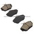 1000-0601C by MPA ELECTRICAL - Quality-Built Disc Brake Pad Set - Ceramic