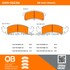 1000-0623M by MPA ELECTRICAL - Quality-Built Disc Brake Pad Set - Semi-Metallic