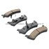 1000-0667C by MPA ELECTRICAL - Quality-Built Disc Brake Pad Set - Ceramic