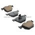 1000-0683AC by MPA ELECTRICAL - Quality-Built Disc Brake Pad Set - Ceramic