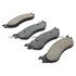 1000-0702AM by MPA ELECTRICAL - Quality-Built Disc Brake Pad Set - Semi-Metallic