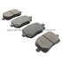 1000-0707M by MPA ELECTRICAL - Quality-Built Disc Brake Pad Set - Semi-Metallic