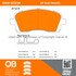 1000-0721M by MPA ELECTRICAL - Quality-Built Disc Brake Pad Set - Semi-Metallic