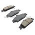 1000-0727M by MPA ELECTRICAL - Quality-Built Disc Brake Pad Set - Semi-Metallic