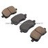 1000-0741C by MPA ELECTRICAL - Quality-Built Disc Brake Pad Set - Ceramic