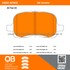 1000-0741C by MPA ELECTRICAL - Quality-Built Disc Brake Pad Set - Ceramic