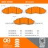 1000-0749C by MPA ELECTRICAL - Quality-Built Disc Brake Pad Set - Ceramic