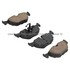 1000-0763C by MPA ELECTRICAL - Quality-Built Disc Brake Pad Set - Ceramic