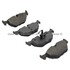 1000-0763M by MPA ELECTRICAL - Quality-Built Disc Brake Pad Set - Semi-Metallic