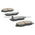 1000-0764C by MPA ELECTRICAL - Quality-Built Disc Brake Pad Set - Ceramic