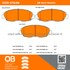 1000-0764M by MPA ELECTRICAL - Quality-Built Disc Brake Pad Set - Semi-Metallic