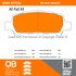 1000-0770M by MPA ELECTRICAL - Quality-Built Disc Brake Pad Set - Semi-Metallic