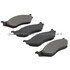 1000-0777M by MPA ELECTRICAL - Quality-Built Disc Brake Pad Set - Semi-Metallic