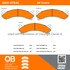 1000-0784C by MPA ELECTRICAL - Quality-Built Disc Brake Pad Set - Ceramic