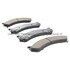 1000-0784C by MPA ELECTRICAL - Quality-Built Disc Brake Pad Set - Ceramic