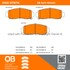 1000-0787M by MPA ELECTRICAL - Quality-Built Disc Brake Pad Set - Semi-Metallic