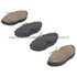 1000-0806C by MPA ELECTRICAL - Quality-Built Disc Brake Pad Set - Ceramic