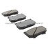 1000-0812C by MPA ELECTRICAL - Quality-Built Disc Brake Pad Set - Ceramic