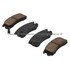 1000-0814C by MPA ELECTRICAL - Quality-Built Disc Brake Pad Set - Ceramic