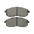 1000-0815AM by MPA ELECTRICAL - Quality-Built Disc Brake Pad Set - Semi-Metallic