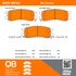 1000-0814C by MPA ELECTRICAL - Quality-Built Disc Brake Pad Set - Ceramic