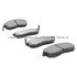 1000-0815M by MPA ELECTRICAL - Quality-Built Disc Brake Pad Set - Semi-Metallic