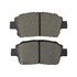 1000-0822M by MPA ELECTRICAL - Quality-Built Disc Brake Pad Set - Semi-Metallic