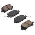 1000-0828C by MPA ELECTRICAL - Quality-Built Disc Brake Pad Set - Ceramic