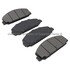 1000-0827M by MPA ELECTRICAL - Quality-Built Disc Brake Pad Set - Semi-Metallic