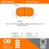 1000-0828M by MPA ELECTRICAL - Quality-Built Disc Brake Pad Set - Semi-Metallic