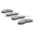 1000-0833M by MPA ELECTRICAL - Quality-Built Disc Brake Pad Set - Semi-Metallic