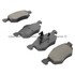 1000-0843M by MPA ELECTRICAL - Quality-Built Disc Brake Pad Set - Semi-Metallic