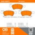 1000-0857C by MPA ELECTRICAL - Quality-Built Disc Brake Pad Set - Ceramic