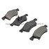 1000-0857C by MPA ELECTRICAL - Quality-Built Disc Brake Pad Set - Ceramic