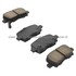 1000-0865M by MPA ELECTRICAL - Quality-Built Disc Brake Pad Set - Semi-Metallic