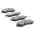 1000-0866M by MPA ELECTRICAL - Quality-Built Disc Brake Pad Set - Semi-Metallic