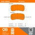 1000-0868C by MPA ELECTRICAL - Quality-Built Disc Brake Pad Set - Ceramic