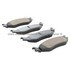 1000-0898C by MPA ELECTRICAL - Quality-Built Disc Brake Pad Set - Ceramic