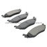 1000-0898M by MPA ELECTRICAL - Quality-Built Disc Brake Pad Set - Semi-Metallic