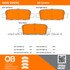 1000-0905C by MPA ELECTRICAL - Quality-Built Disc Brake Pad Set - Ceramic