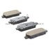 1000-0905C by MPA ELECTRICAL - Quality-Built Disc Brake Pad Set - Ceramic