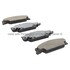 1000-0922M by MPA ELECTRICAL - Quality-Built Disc Brake Pad Set - Semi-Metallic