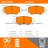 1000-0929C by MPA ELECTRICAL - Quality-Built Disc Brake Pad Set - Ceramic